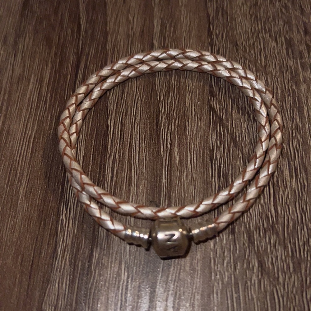 Pandora Rose Rope Leather Bracelet